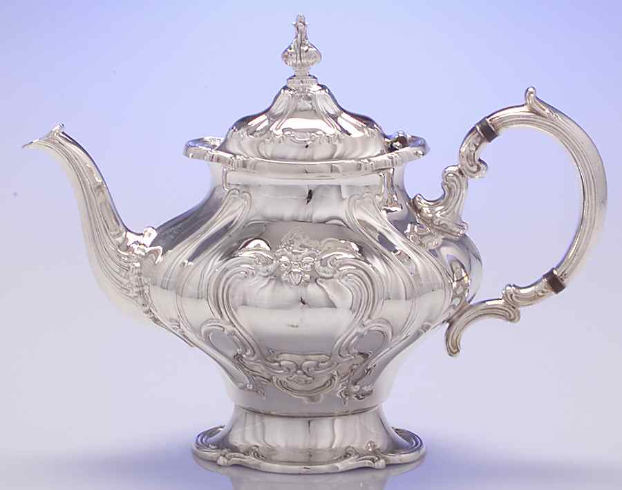 Chantilly (Silverplate, Hollowware, Older) Teapot by Gorham Silver-1