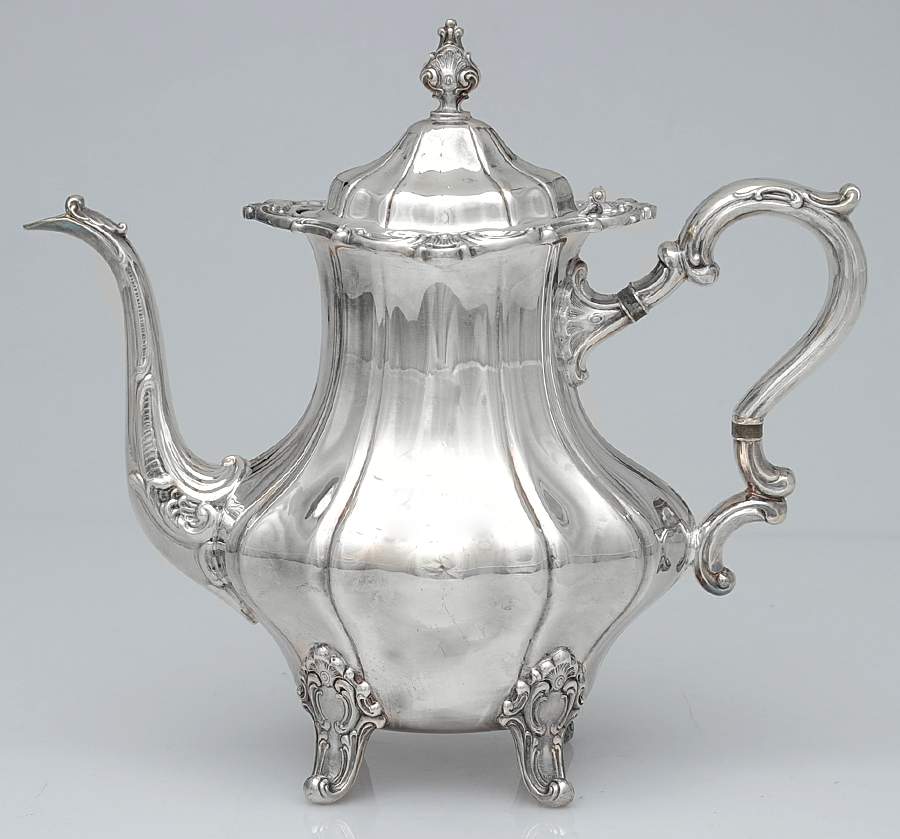Strasbourg (Silverplate, Hollowware) Silverplate Coffee Pot by Gorham Silver-1