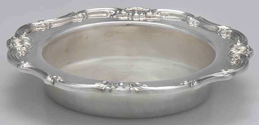 Strasbourg (Silverplate, Hollowware) Wine Bottle Coaster by Gorham Silver-1