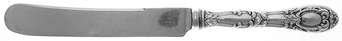 GS15 (Sterling) Old French Hollow Knife with Bolster by Gorham Silver-1