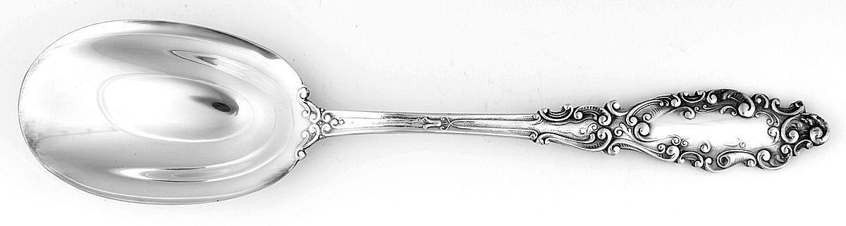 Luxembourg (Silverplate, 1977) Solid Salad Serving Spoon by Gorham Silver-1