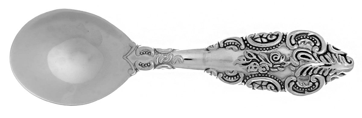 Baroque (Silverplate) Straight Handle Baby Spoon by Godinger-1