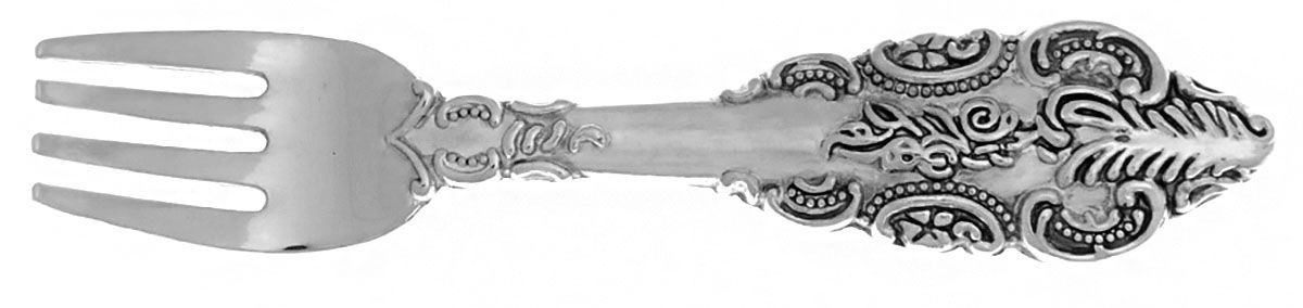 Baroque (Silverplate) Baby Fork by Godinger-1