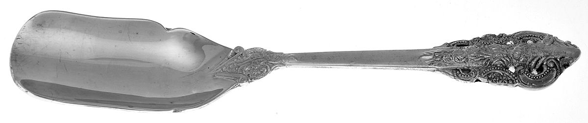 Baroque (Silverplate) Solid Cheese Scoop by Godinger-1
