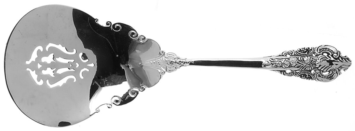 Baroque (Silverplate) Tomato Server, Solid Piece by Godinger-1