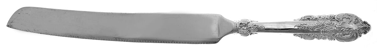Baroque (Silverplate) Solid Piece Wedding Cake Knife by Godinger-1