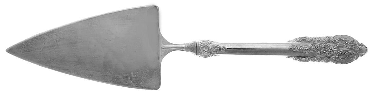 Baroque (Silverplate) Pie and Cake Server, Solid Piece by Godinger-1