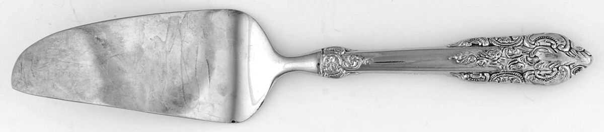 Baroque (Silverplate) Hollow Handled Cheese Knife with Silverplate Blade by Godinger-1