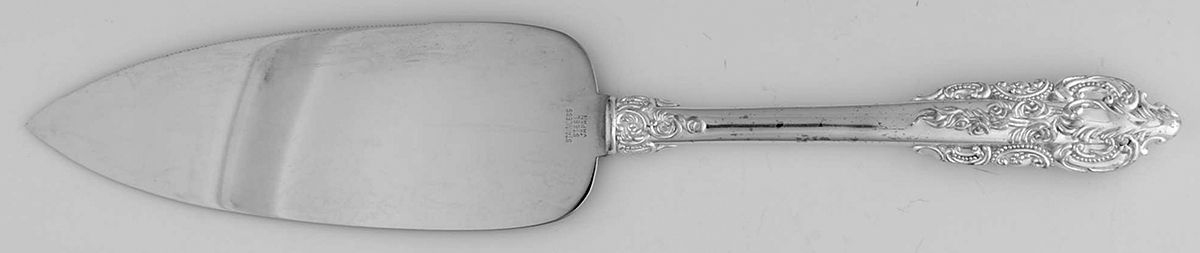 Baroque (Silverplate) Pie & Cake Server with Stainless Blade by Godinger-1