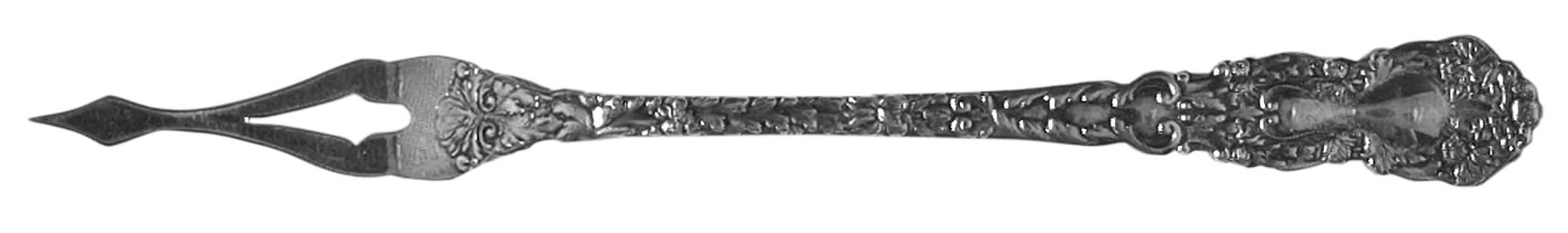 Imperial Chrysanthemum (Silverplate, 1977) One Tine Butter Pick by Gorham Silver-1