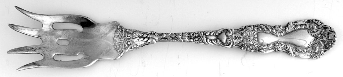 Imperial Chrysanthemum (Silverplate, 1977) Large Chipped Beef Fork by Gorham Silver-1