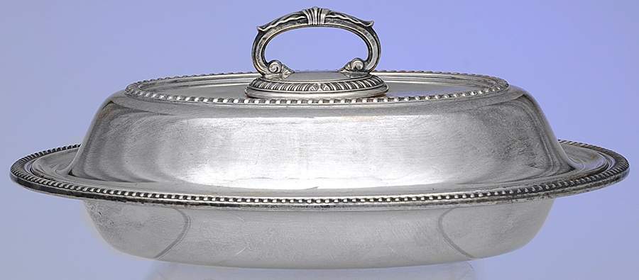 Kensington (Sterling Hollowware) Sterling Double Vegetable by Gorham Silver-1