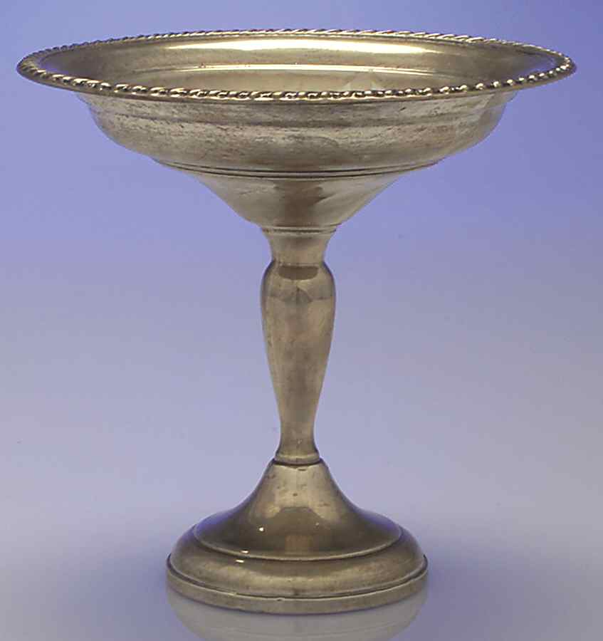 Kensington (Sterling Hollowware) Round Compote (Height X Width) by Gorham Silver-1