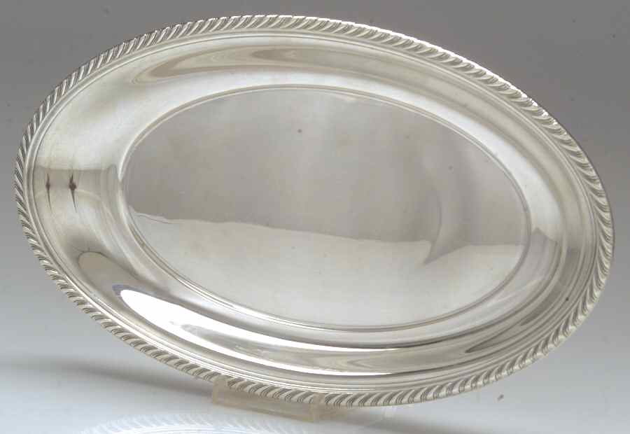 Kensington (Sterling Hollowware) 11" Bread Tray by Gorham Silver-1