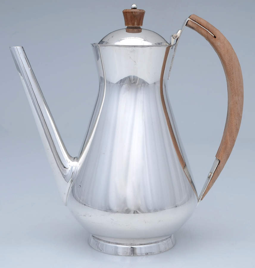 Modern (Silverplate, Hollowware) Silverplate Coffee Pot by Gorham Silver-1
