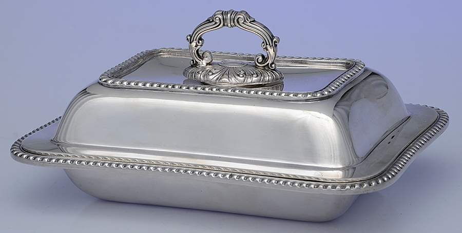 Kenwood (Silverplate, Hollowware) Double Vegetable Bowl by Gorham Silver-1