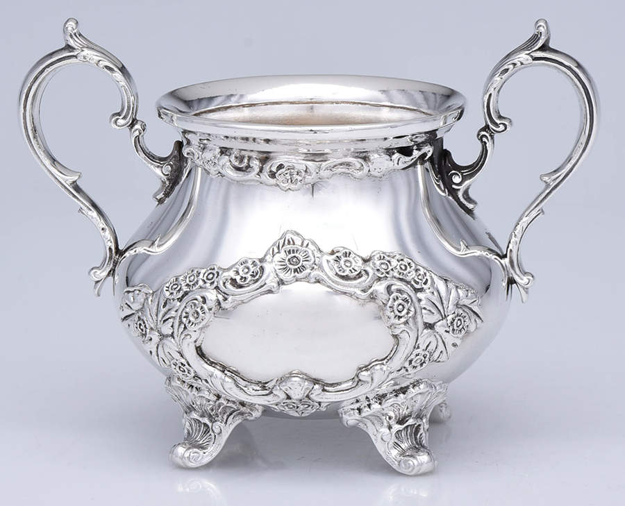 Buttercup (Silverplate, Hollowware) Sugar Bowl No Lid by Gorham Silver-1