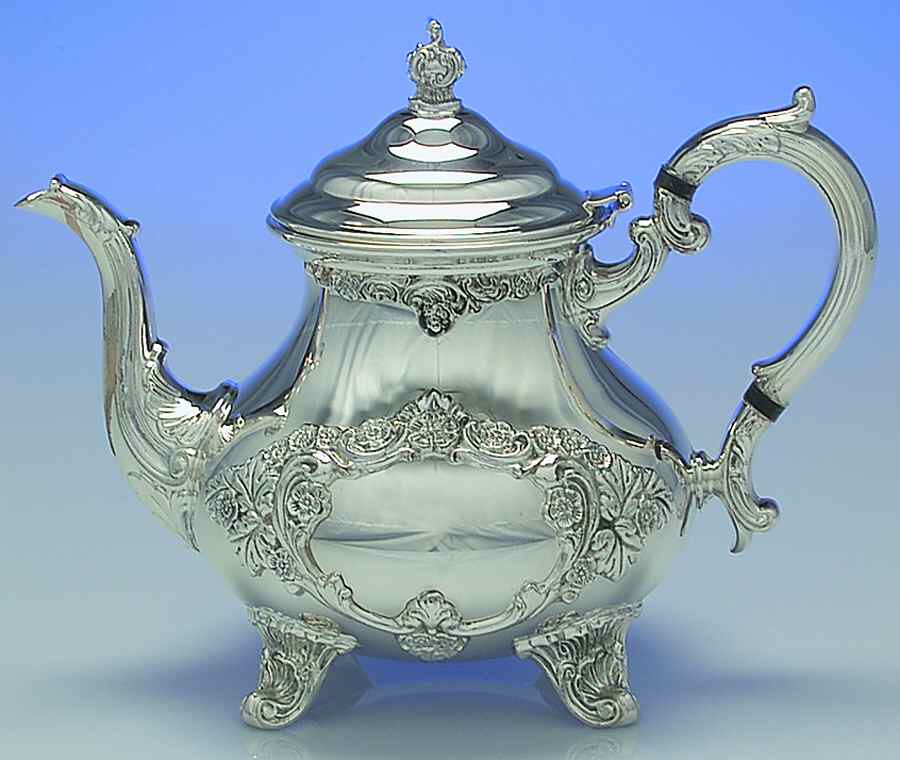 Buttercup (Silverplate, Hollowware) Teapot by Gorham Silver-1