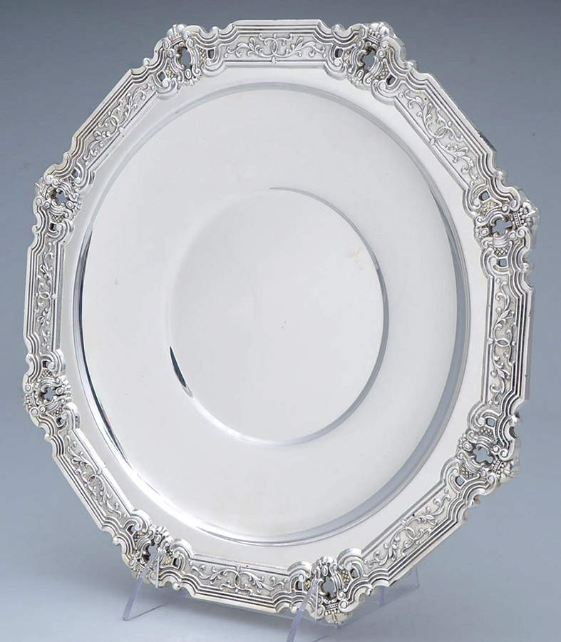 Hispana (Silverplate, Hollowware) 12" Sandwich Plate by Gorham Silver-1