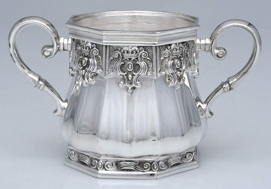 Hispana (Silverplate, Hollowware) Sugar Bowl No Lid by Gorham Silver-1