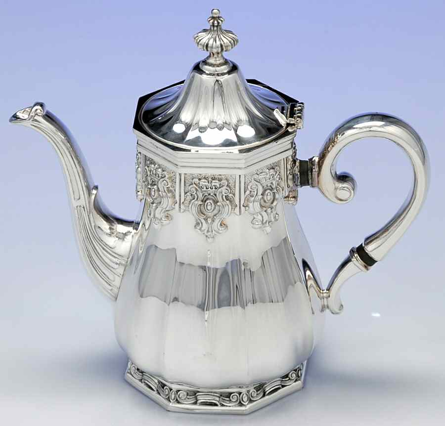 Hispana (Silverplate, Hollowware) Teapot by Gorham Silver-1