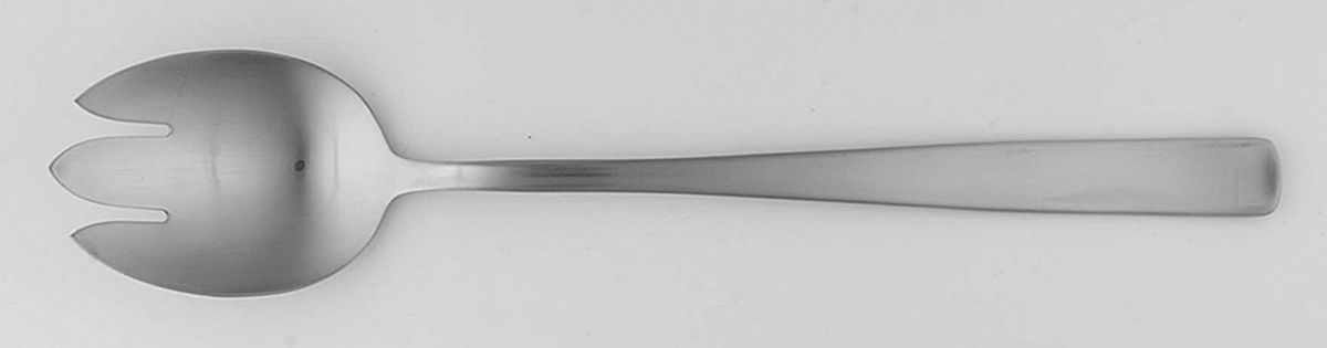 Facette (Stainless, Korea) Solid Salad Serving Fork by Gense-1
