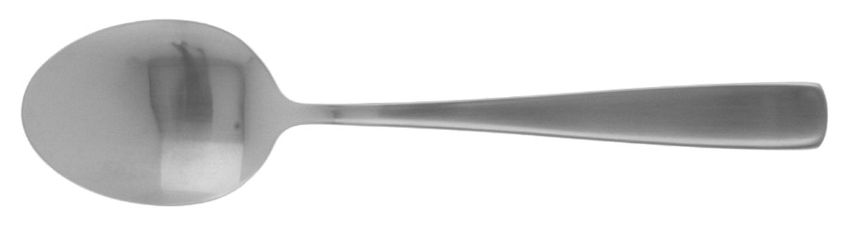 Facette (Stainless, Korea) Place/Oval Soup Spoon by Gense-1