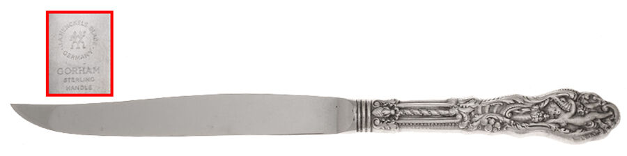 Versailles (Sterling, 1991) Individual Steak Knife Hollow Handle by Gorham Silver-1