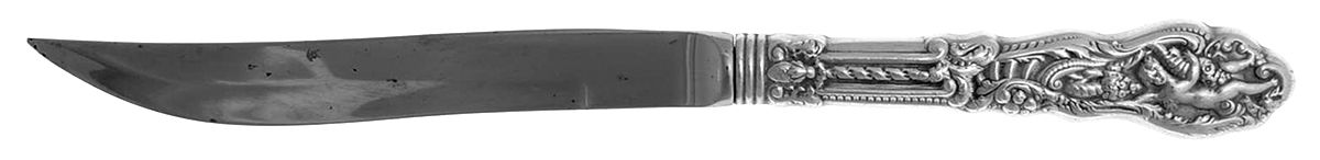 Versailles (Sterling, 1991) Individual Steak Knife w/Bevel Blade by Gorham Silver-1