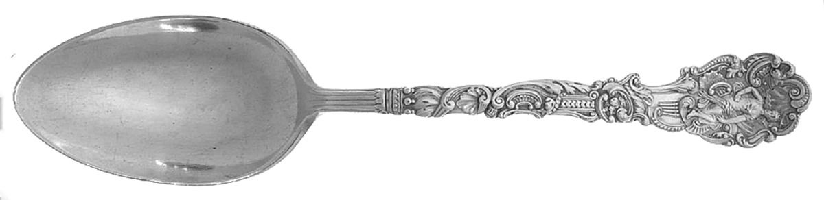 Versailles (Sterling, 1991) Monogram Tablespoon (Serving Spoon) by Gorham Silver-1