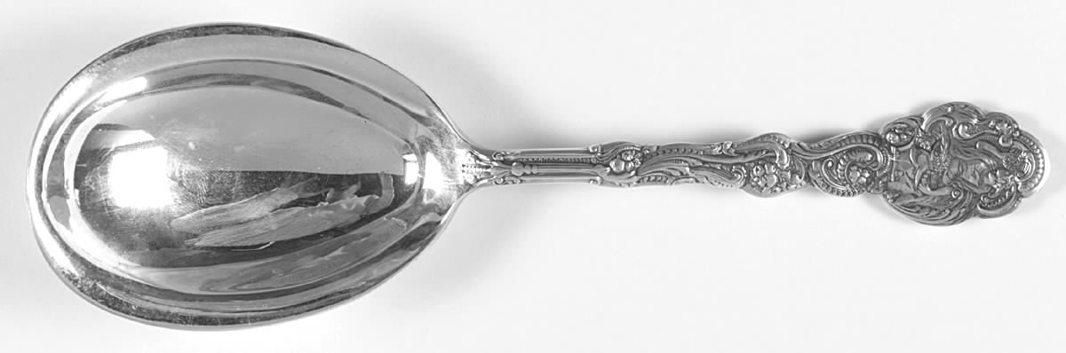 Versailles (Sterling, 1991) Large Solid Berry/Casserole Spoon by Gorham Silver-1