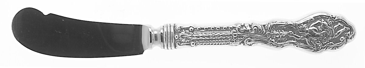 Versailles (Sterling, 1991) Butter Spreader Hollow Hdl-Paddle/Stainless Blade by Gorham Silver-1
