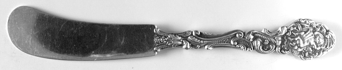 Versailles (Sterling, 1991) Flat Handle Butter Spreader by Gorham Silver-1