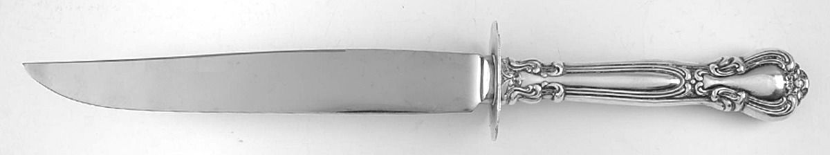 Chantilly (Sterling, 1950, "Gorham", No Monograms) Small Steak Carving Knife with Stainless Blade by Gorham Silver-1