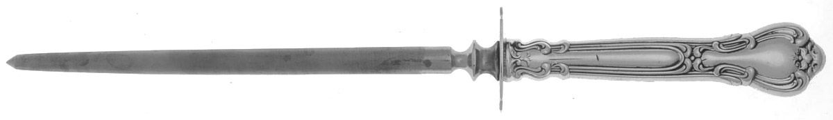Chantilly (Sterling, 1950, "Gorham", No Monograms) Small Steel Rod Sharpener Knife by Gorham Silver-1