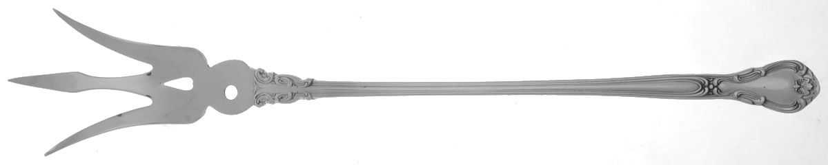 Chantilly (Sterling, 1950, "Gorham", No Monograms) Large Anniversary Lettuce Serving Fork by Gorham Silver-1