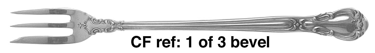 Chantilly (Sterling, 1950, "Gorham", No Monograms) Cocktail/Seafood Fork by Gorham Silver-1