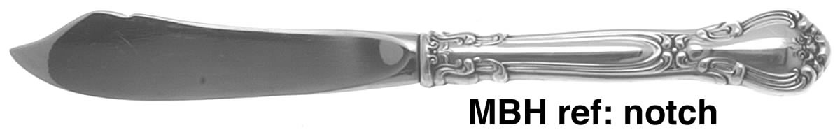 Chantilly (Sterling, 1950, "Gorham", No Monograms) Hollow Handle Master Butter Knife by Gorham Silver-1