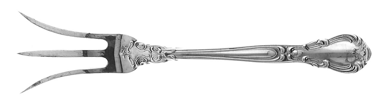 Chantilly (Sterling, 1950, "Gorham", No Monograms) Lemon Fork by Gorham Silver-1