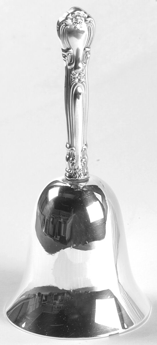 Chantilly (Sterling, 1950, "Gorham", No Monograms) Plated Bell with Sterling Handle by Gorham Silver-1