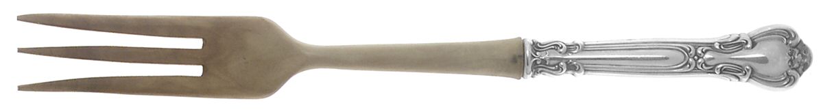 Chantilly (Sterling, 1950, "Gorham", No Monograms) Salad Serving Fork Wooden Prongs by Gorham Silver-1