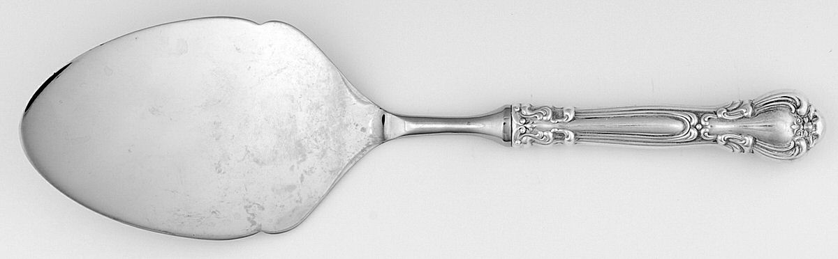 Chantilly (Sterling, 1950, "Gorham", No Monograms) Server-Pastry/Stainless Blade by Gorham Silver-1