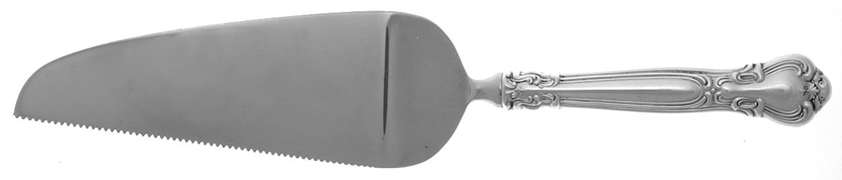 Chantilly (Sterling, 1950, "Gorham", No Monograms) Pie and Cake Server with Stainless Blade by Gorham Silver-1