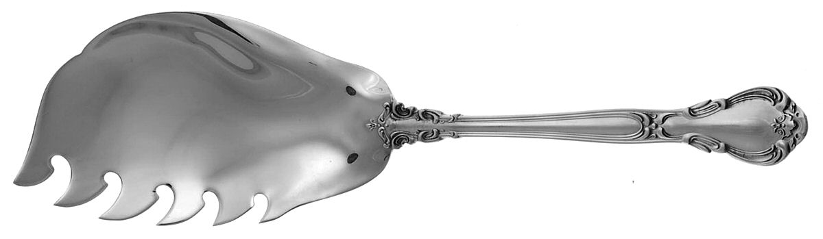 Chantilly (Sterling, 1950, "Gorham", No Monograms) Solid Anniversary Macaroni Server by Gorham Silver-1