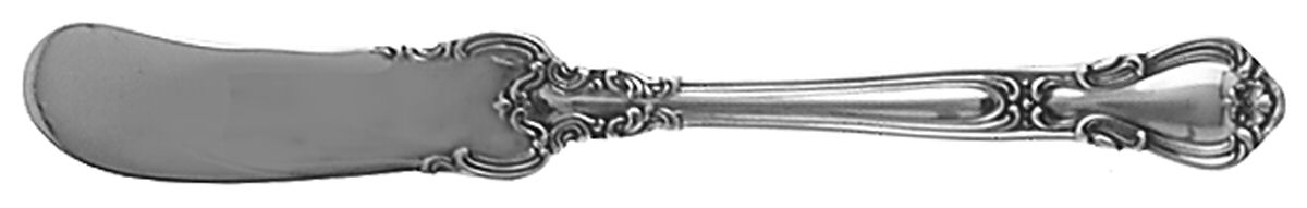 Chantilly (Sterling, 1950, "Gorham", No Monograms) Flat Handle Butter Spreader by Gorham Silver-1