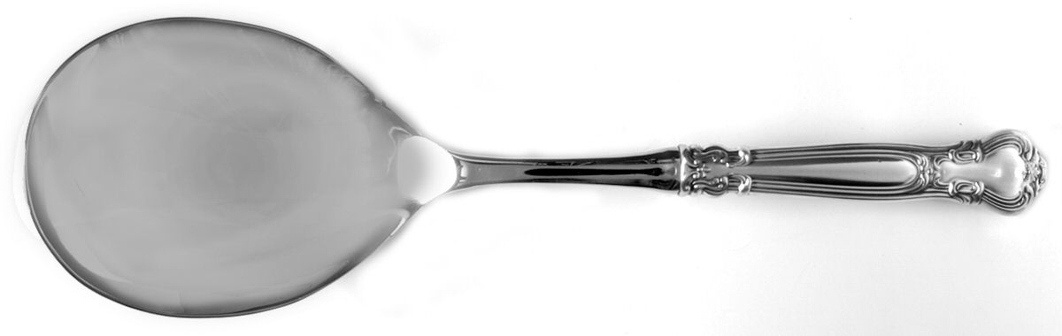 Chantilly (Sterling, 1950, "Gorham", No Monograms) Smooth Casserole Spoon with Stainless Bowl by Gorham Silver-1