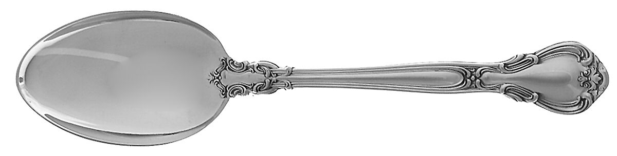 Chantilly (Sterling, 1950, "Gorham", No Monograms) Continental Dessert/Oval Soup Spoon by Gorham Silver-1
