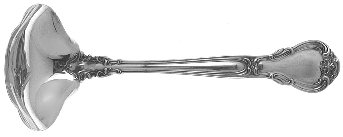 Chantilly (Sterling, 1950, "Gorham", No Monograms) Solid Gravy Ladle by Gorham Silver-1