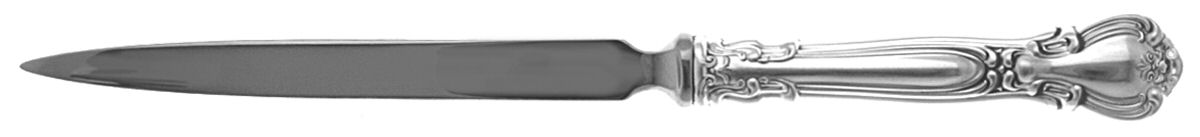 Chantilly (Sterling, 1950, "Gorham", No Monograms) Letter Opener with Stainless Blade by Gorham Silver-1