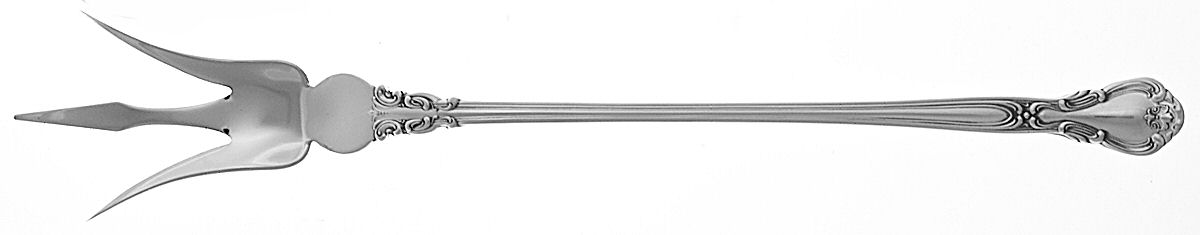 Chantilly (Sterling, 1950, "Gorham", No Monograms) Large Lettuce Serving Fork by Gorham Silver-1